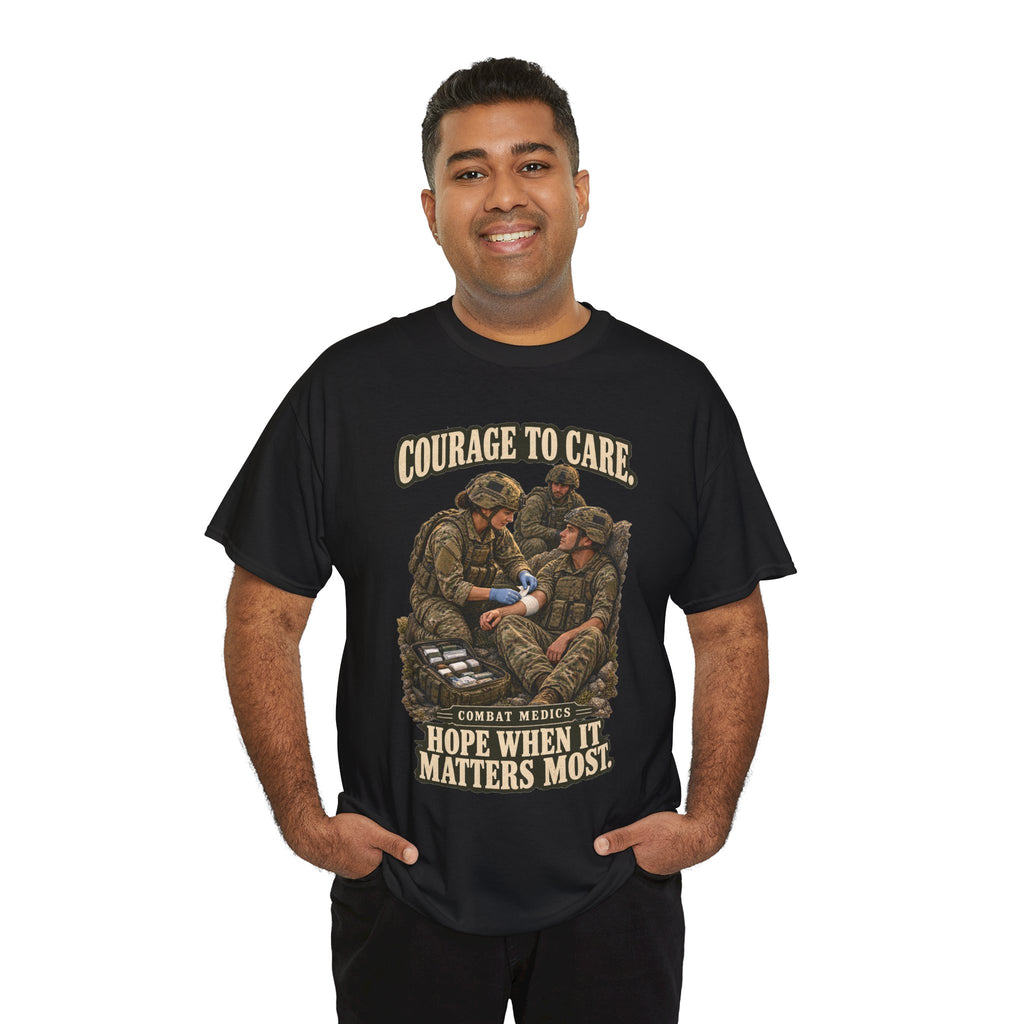 Courage to Care Combat Medic T-Shirt | Military Tribute