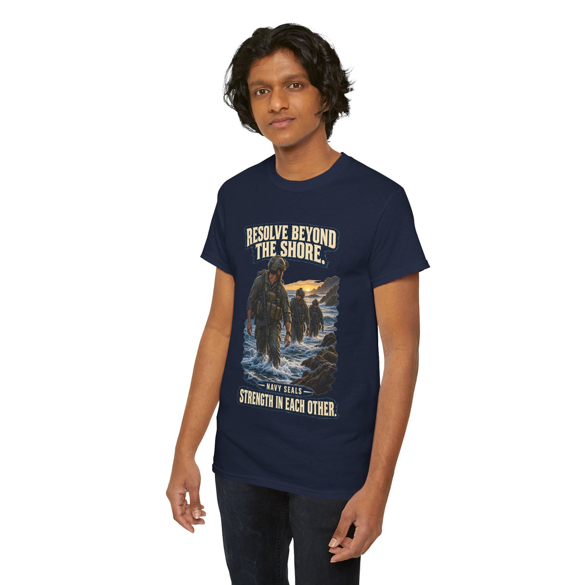 Resolve Beyond the Shore T-Shirt | Navy SEALs Tribute