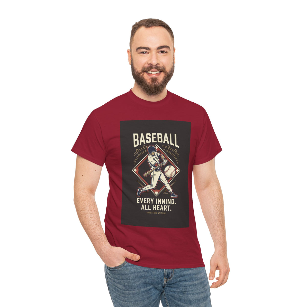 Every Inning, All Heart Baseball T-Shirt