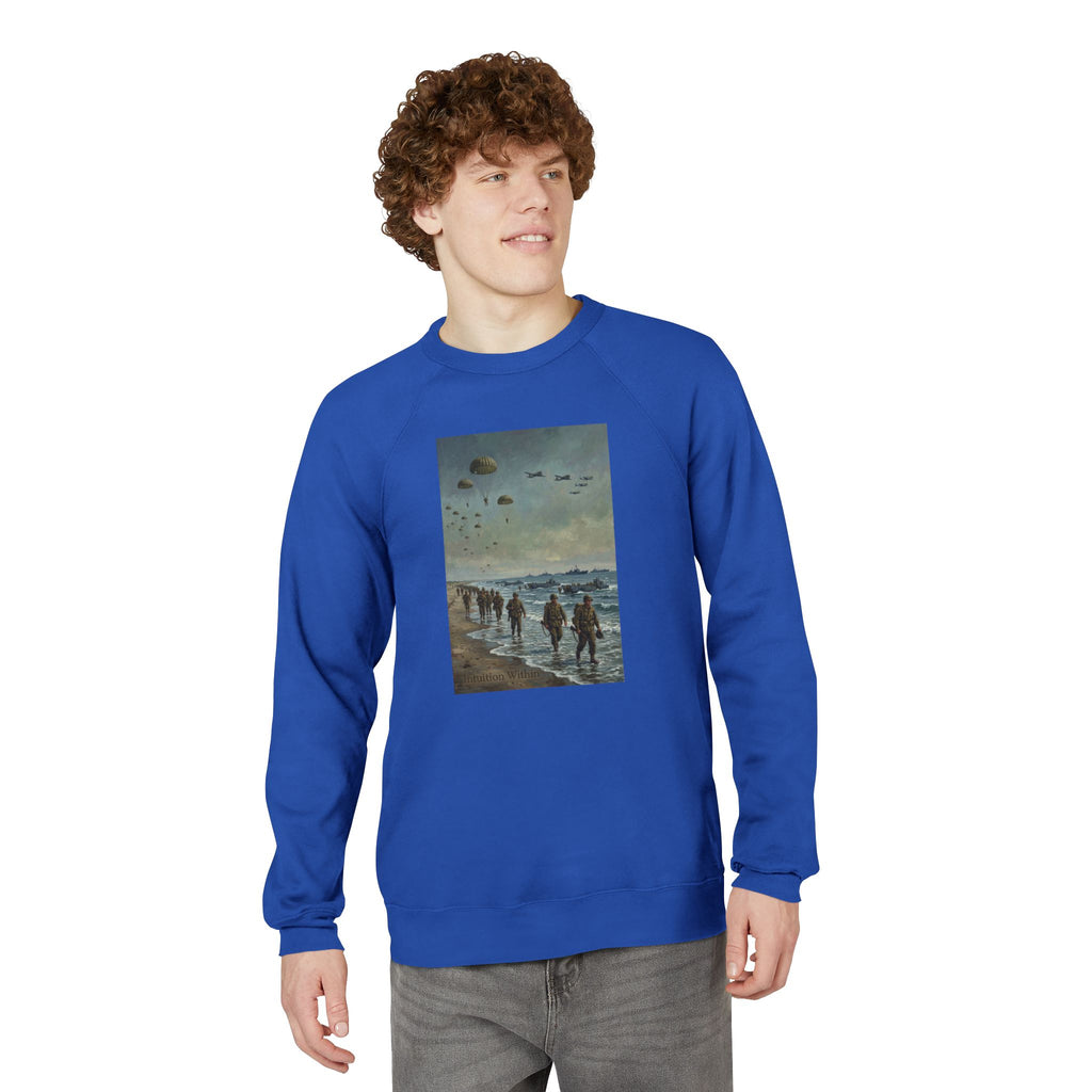 Intuition Within Military Signature Bella+Canvas Sweatshirt | Beach Landing Tribute