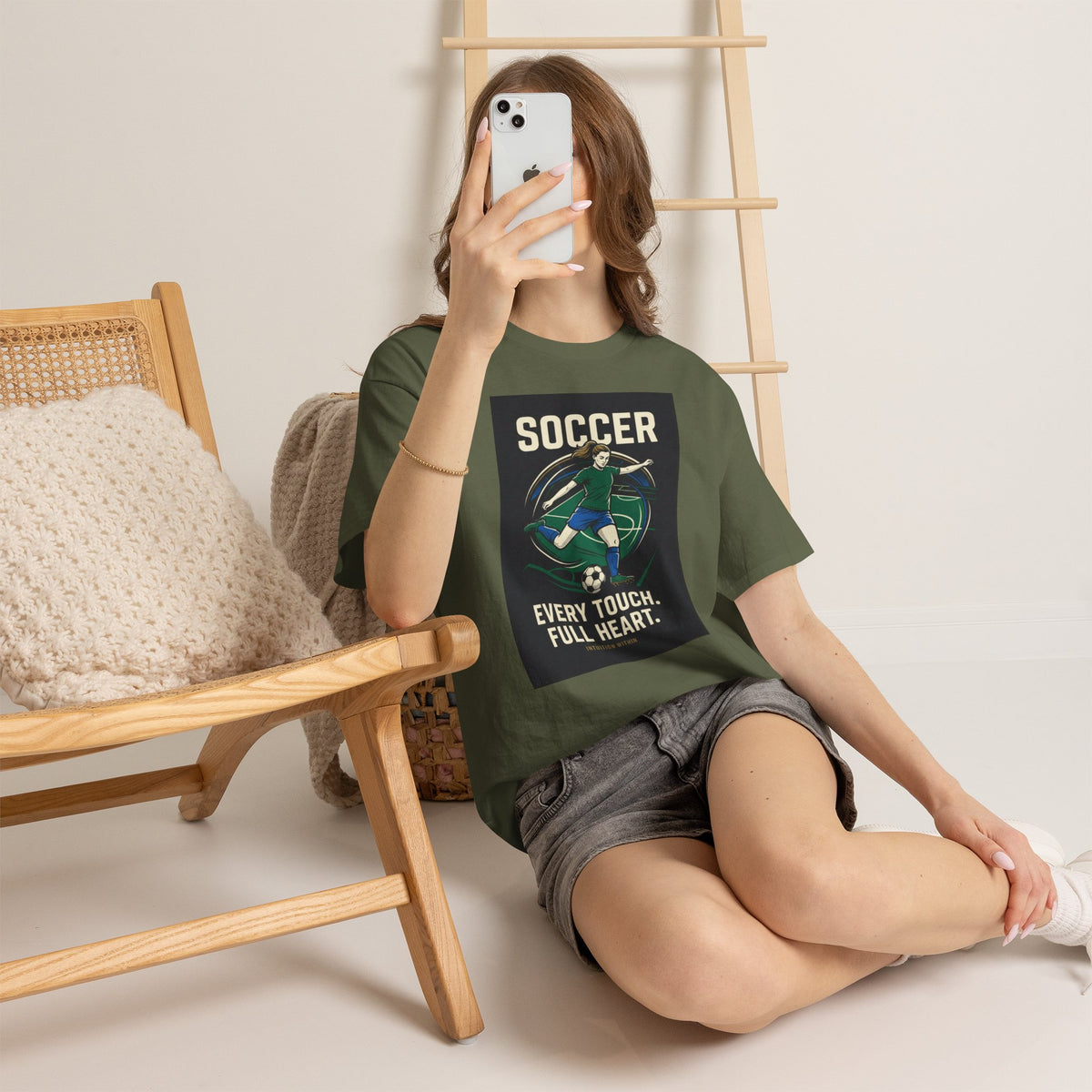 Every Touch, Full Heart Soccer T-Shirt