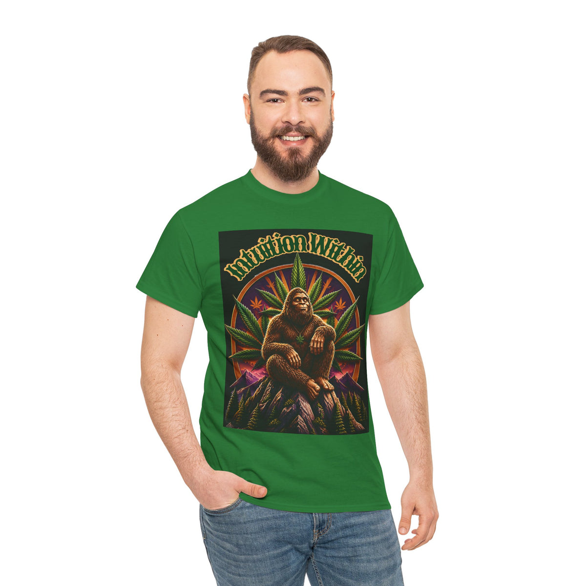 Retro Bigfoot Nature Graphic Tee