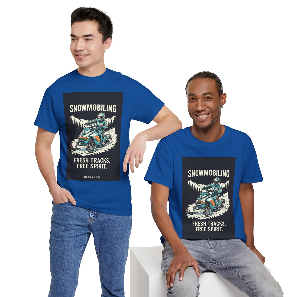 Fresh Tracks, Free Spirit Snowmobiling T-Shirt