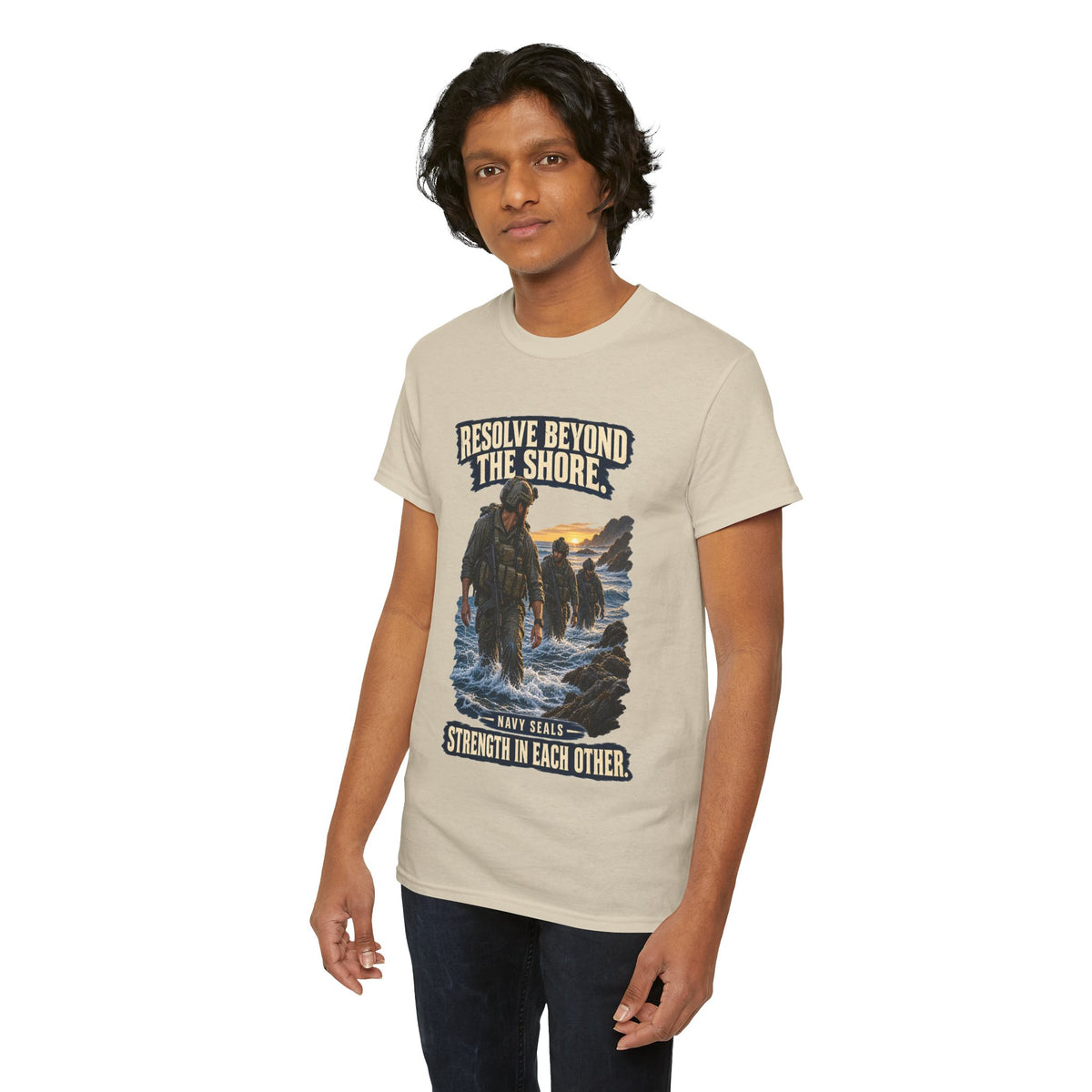 Resolve Beyond the Shore T-Shirt | Navy SEALs Tribute
