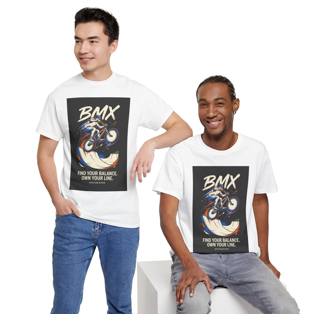 Find Your Balance, Own Your Line BMX T-Shirt