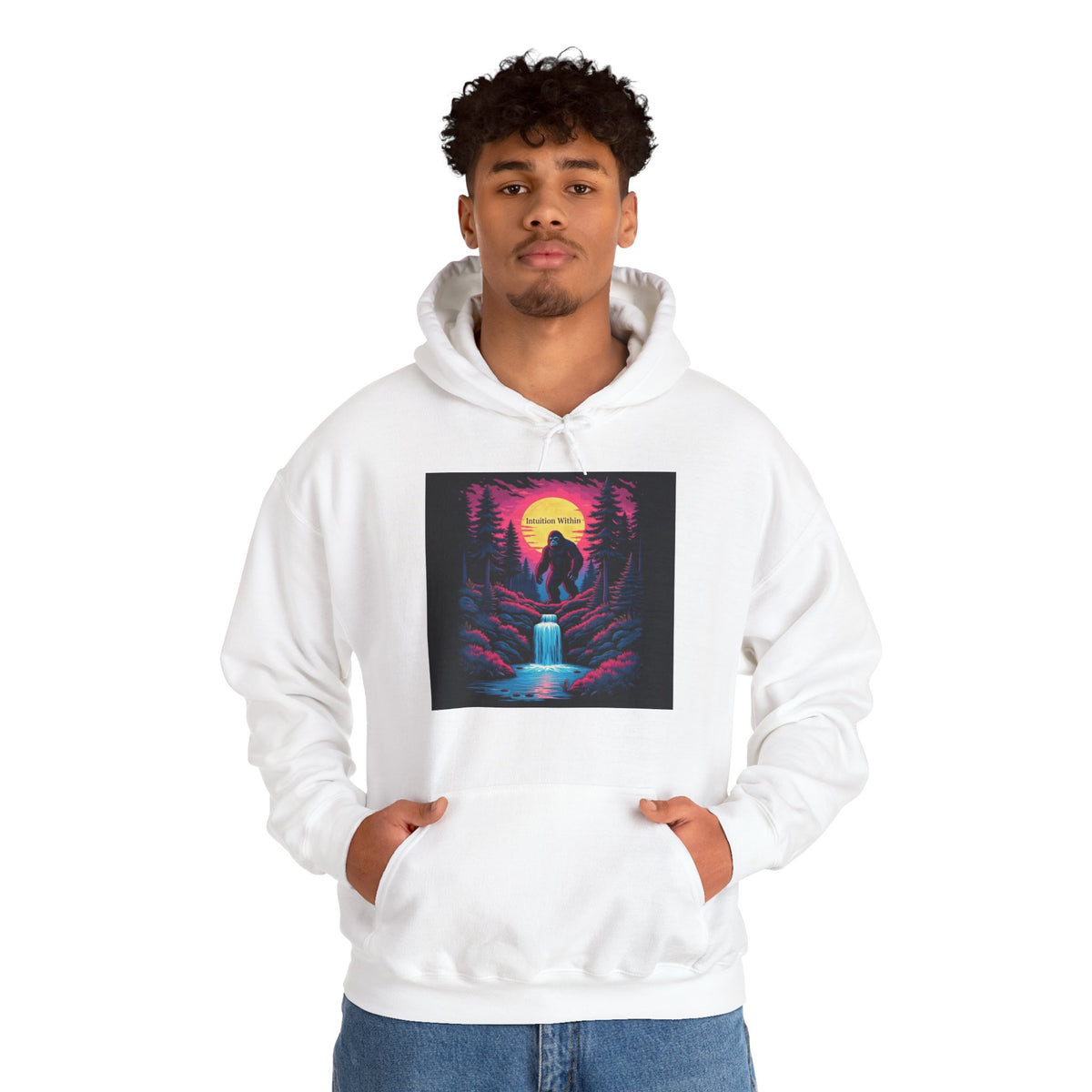 Neon Bigfoot Hoodie | Intuition Within