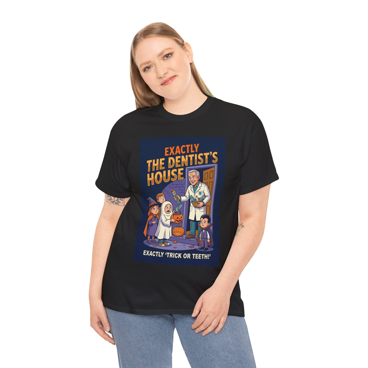Trick or Teeth! Dentist Halloween T-Shirt | Dental Humor