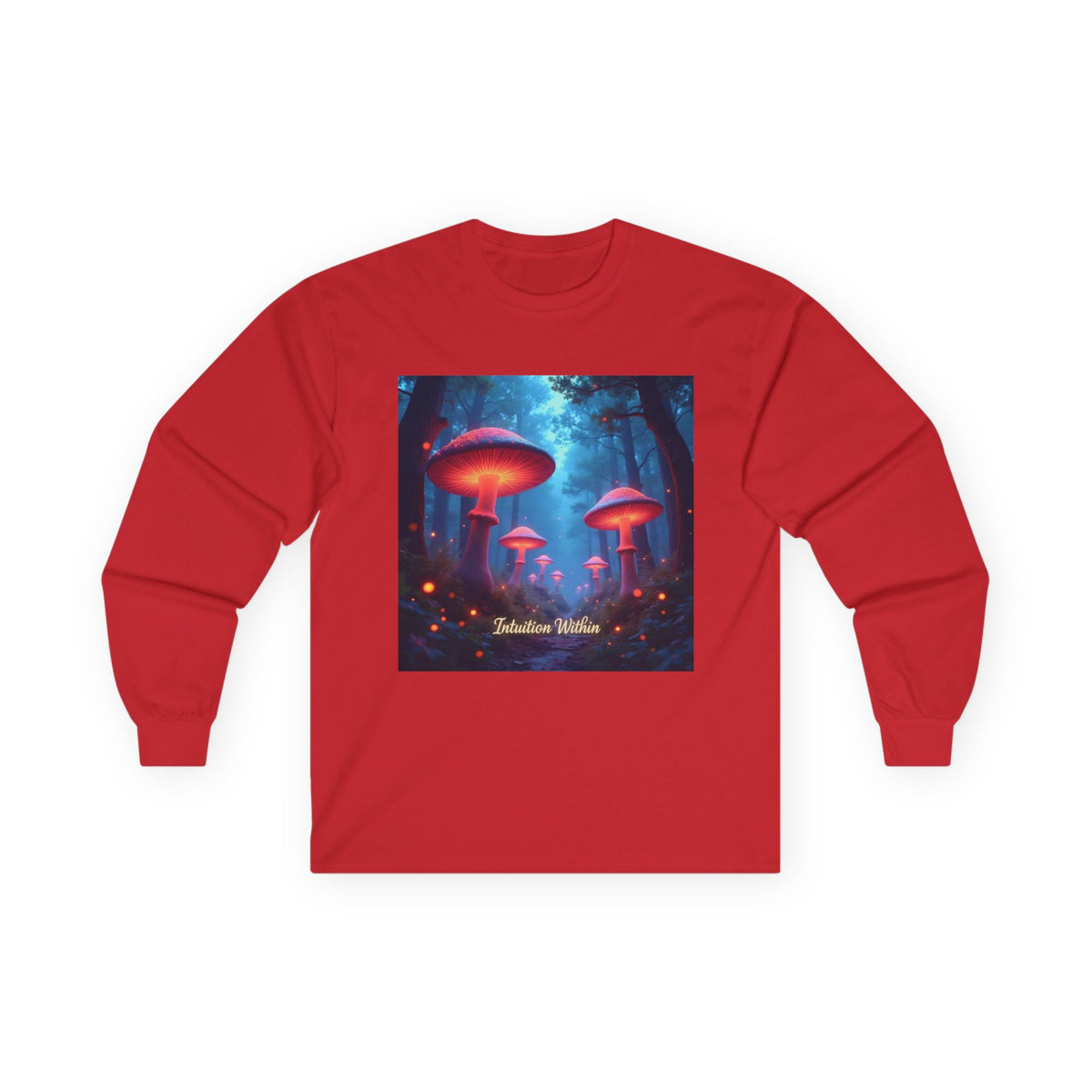 Enchanted Mushroom Forest Long-Sleeve Tee