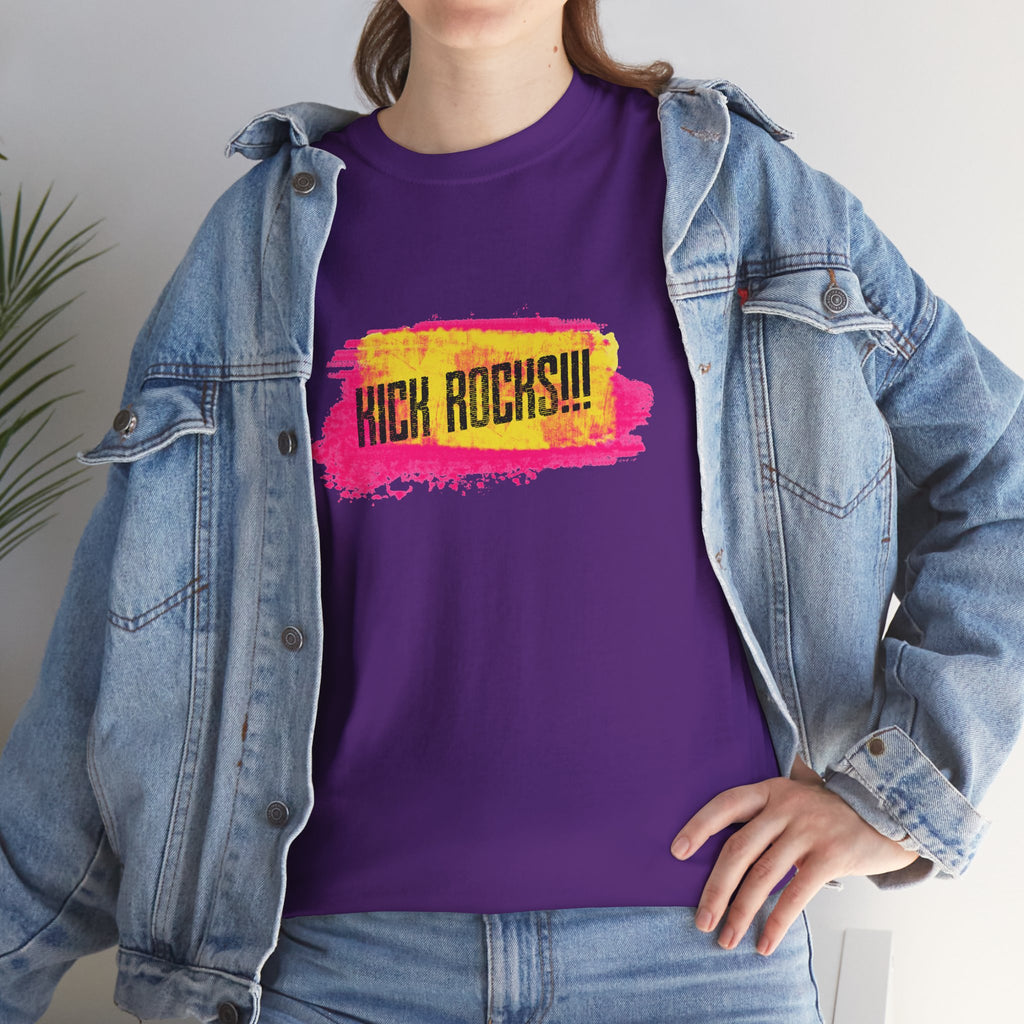Kick Rocks Brushstroke Tee – Front Print | Intuition Within