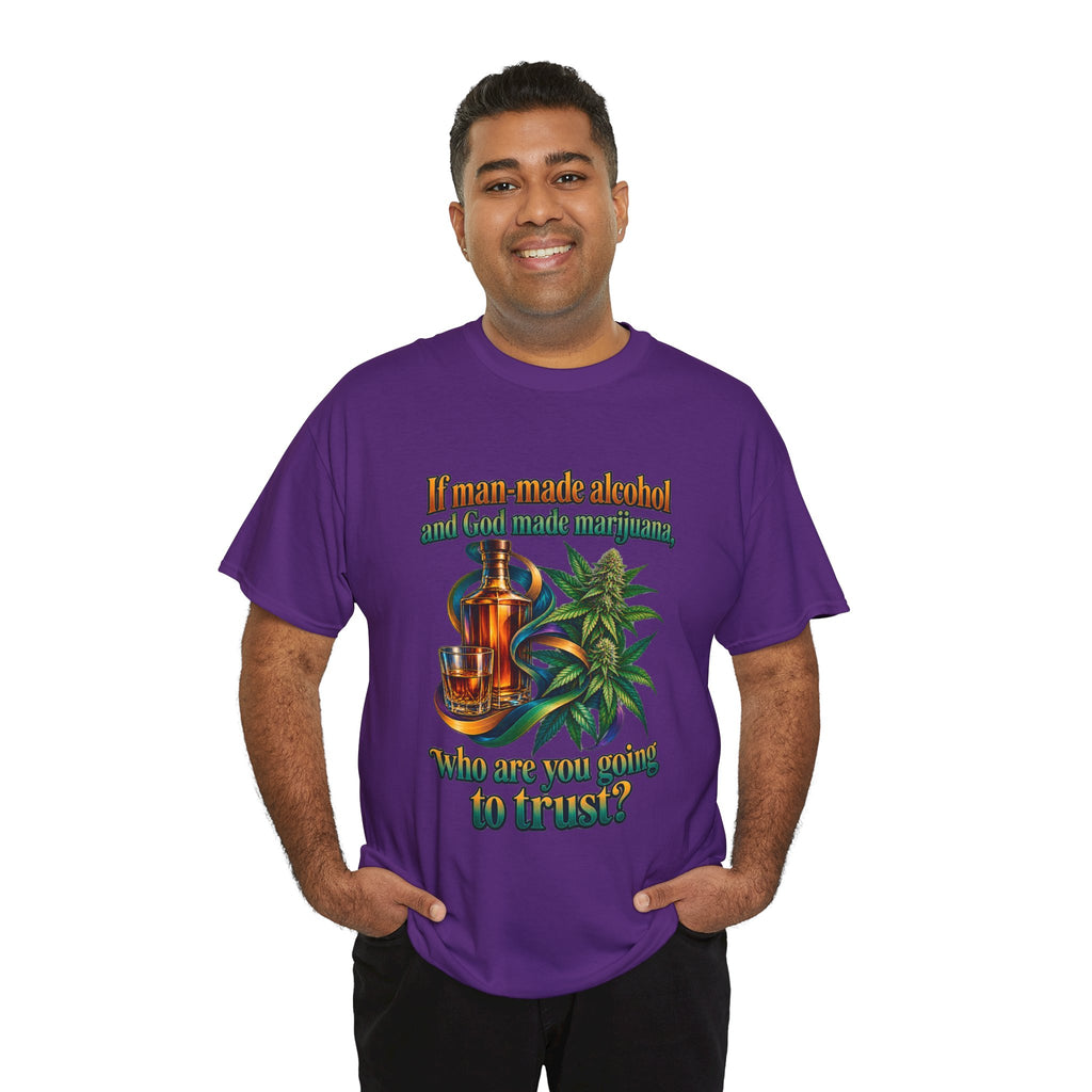 Homemade Alcohol & Cannabis Humor T-Shirt