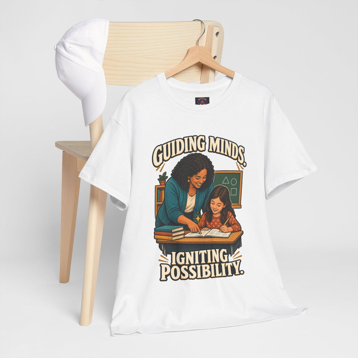 Guiding Minds, Igniting Possibility T-Shirt | Teacher Tribute