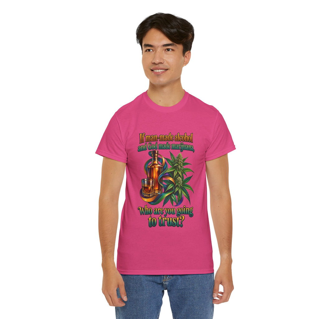 Homemade Alcohol & Cannabis Humor T-Shirt
