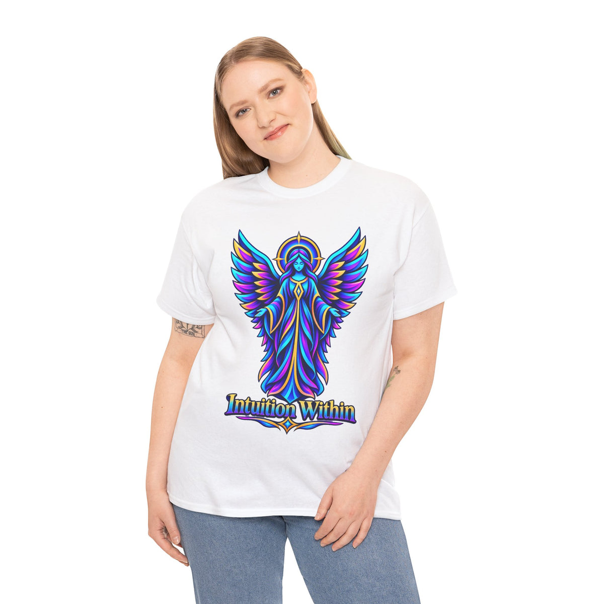 Intuition Within Angel Wings T-Shirt | Trust Your Inner Voice