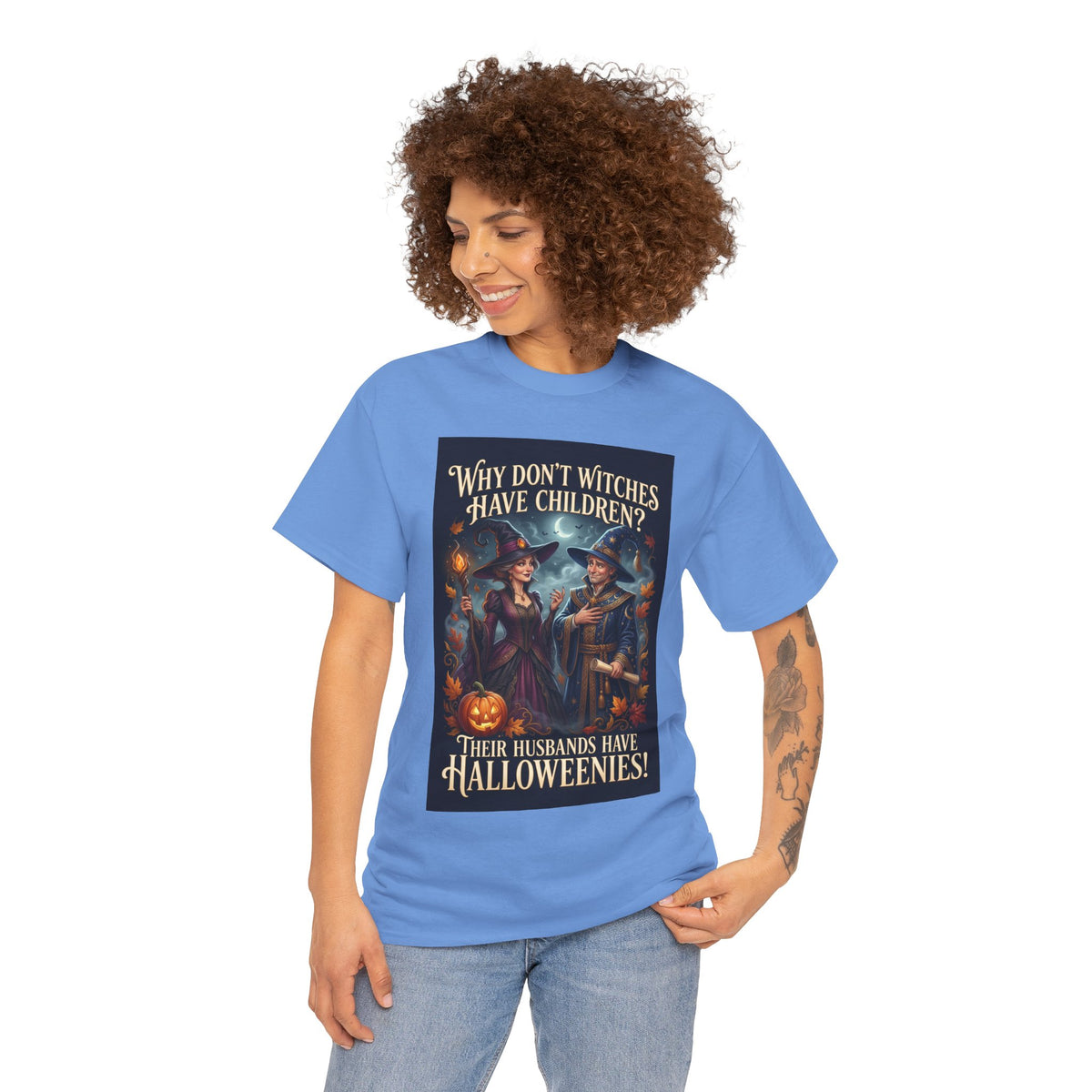 Halloweenies Witch Joke T-Shirt | Cheeky Halloween Humor