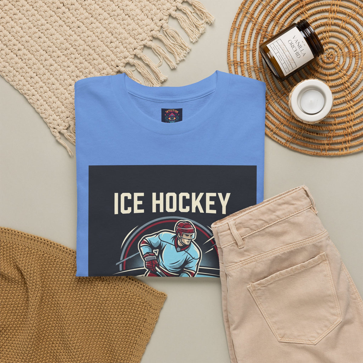 Cold Ice, All Heart Ice Hockey T-Shirt
