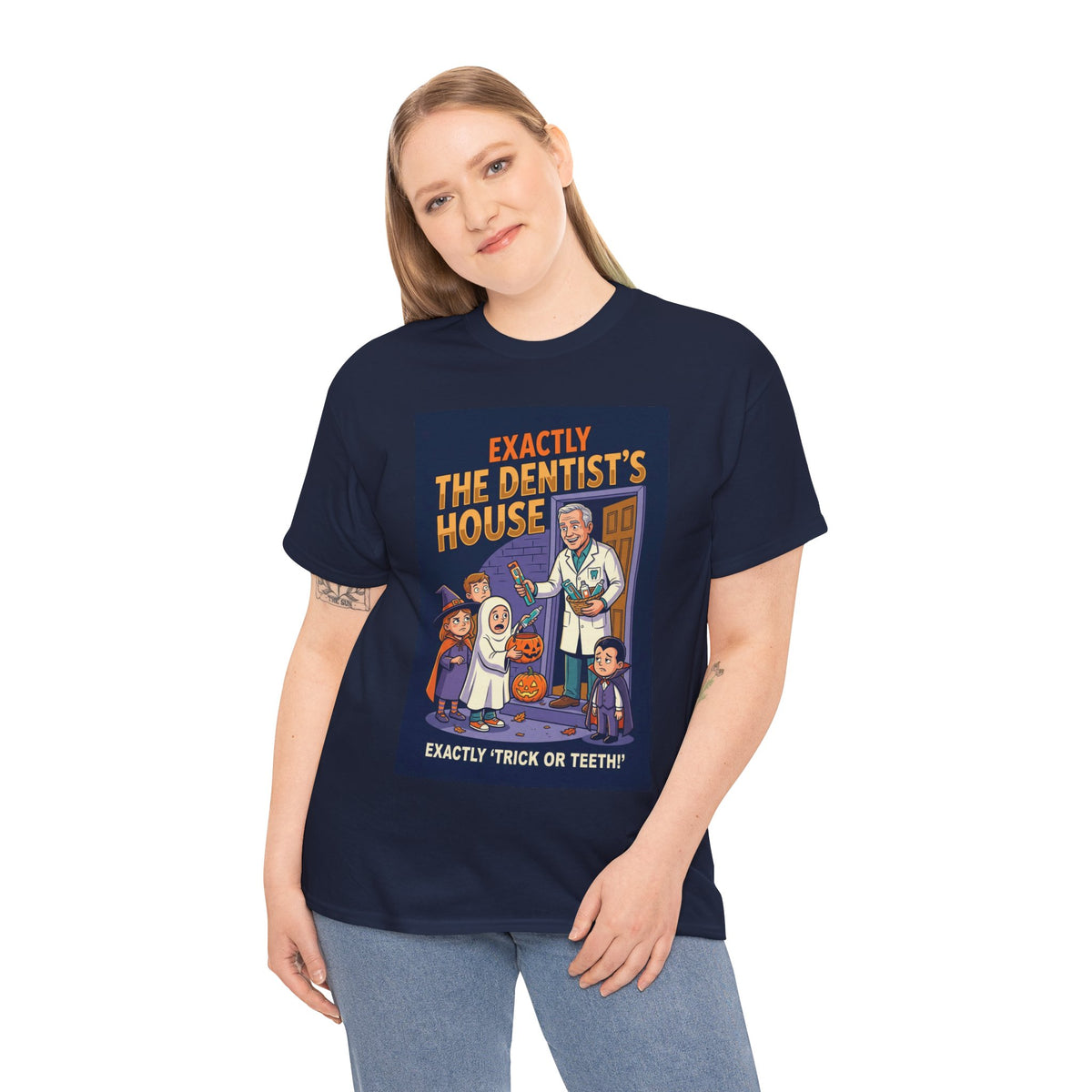 Trick or Teeth! Dentist Halloween T-Shirt | Dental Humor