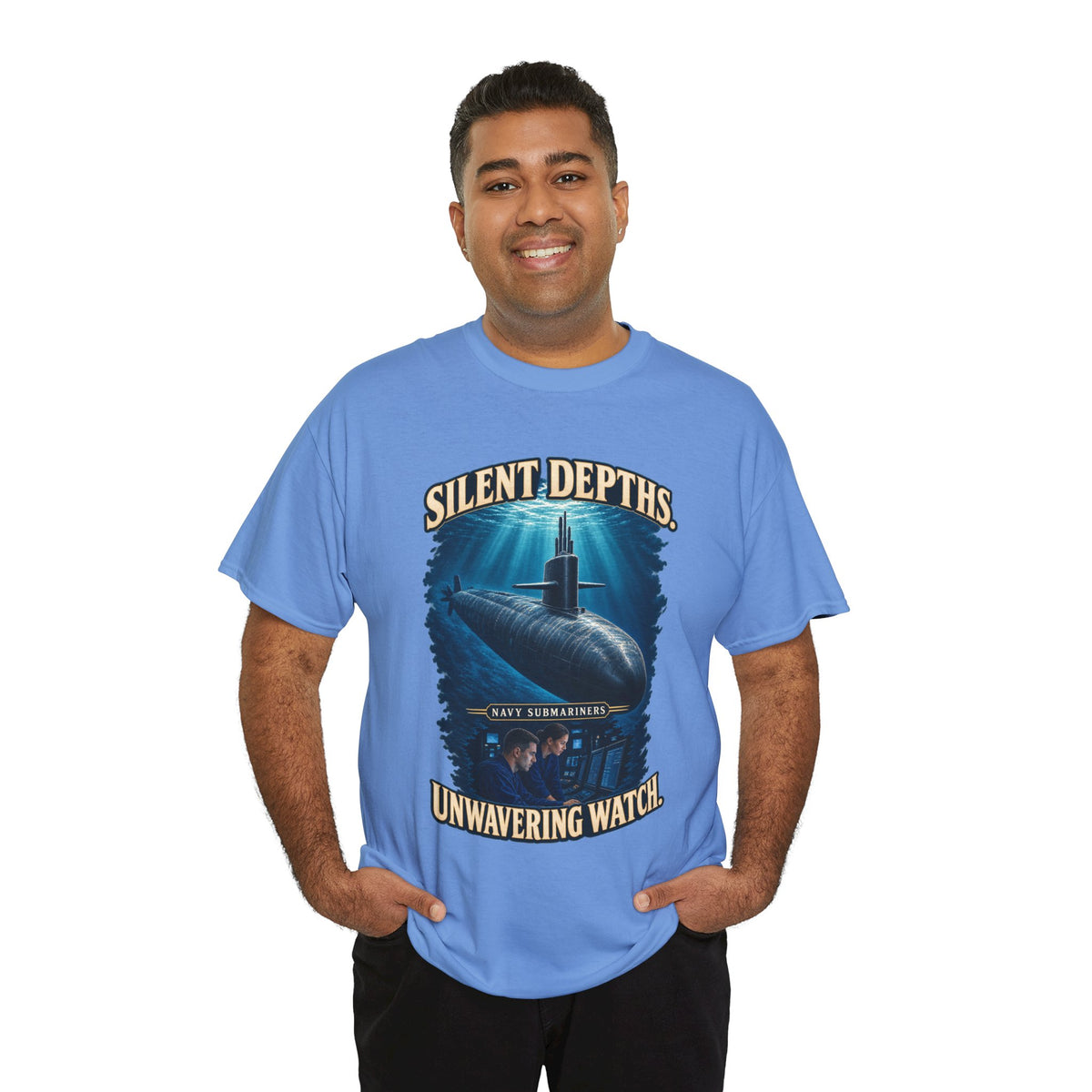Silent Depths, Unwavering Watch T-Shirt | Submariner Tribute