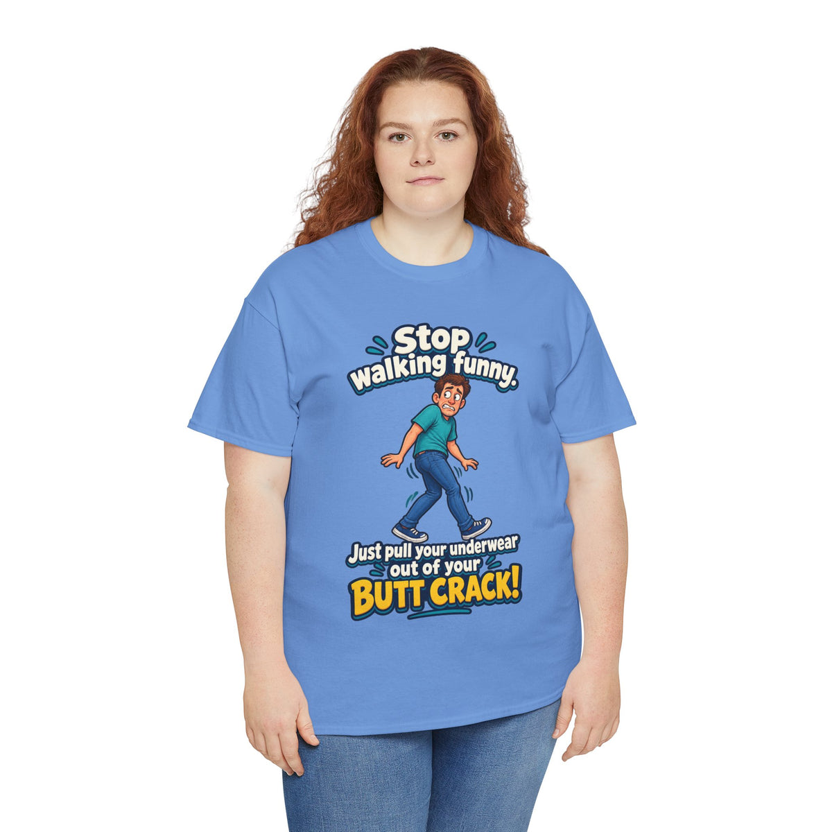 Stop Walking Funny T-Shirt | Cheeky Joke Humor