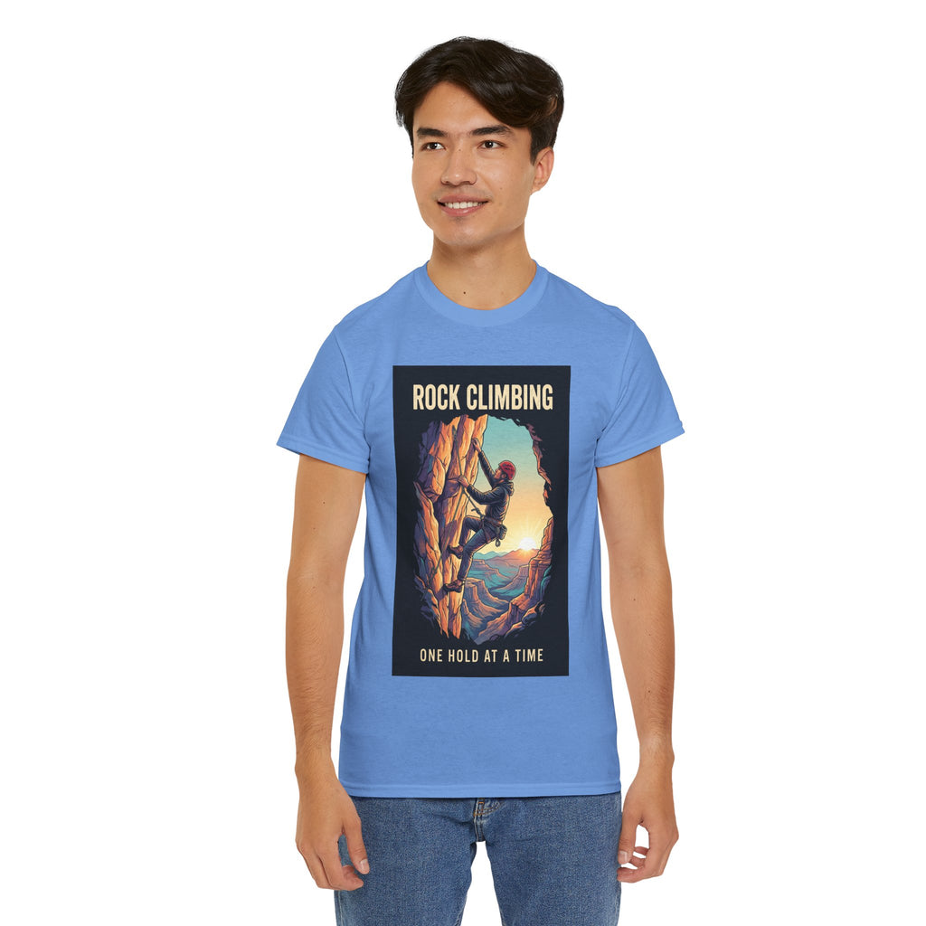 One Hold at a Time Rock Climbing T-Shirt | Outdoor Adventure