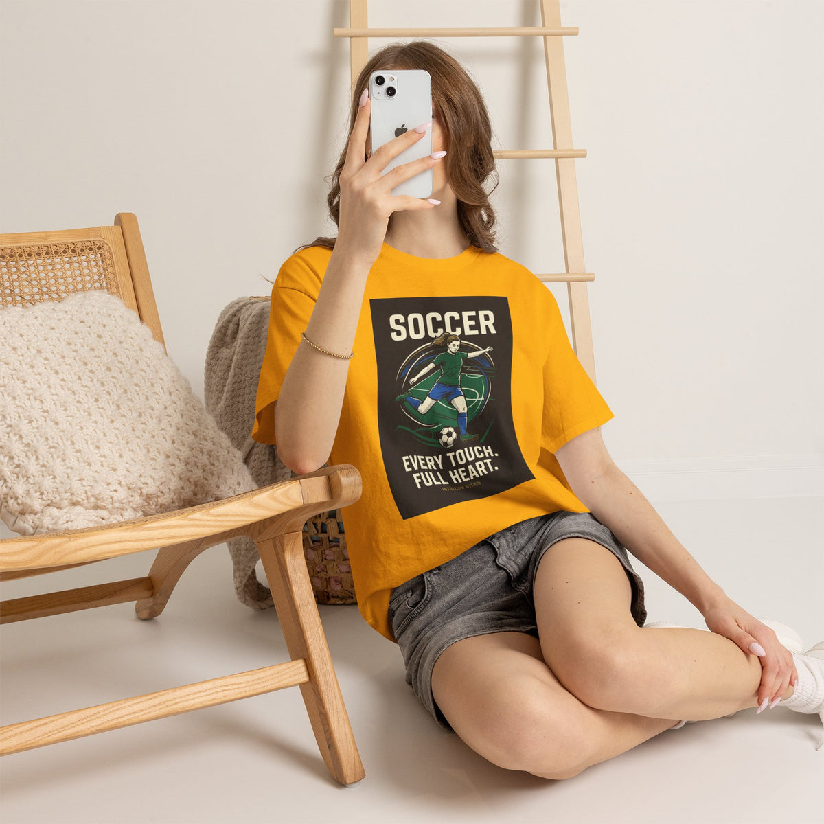 Every Touch, Full Heart Soccer T-Shirt