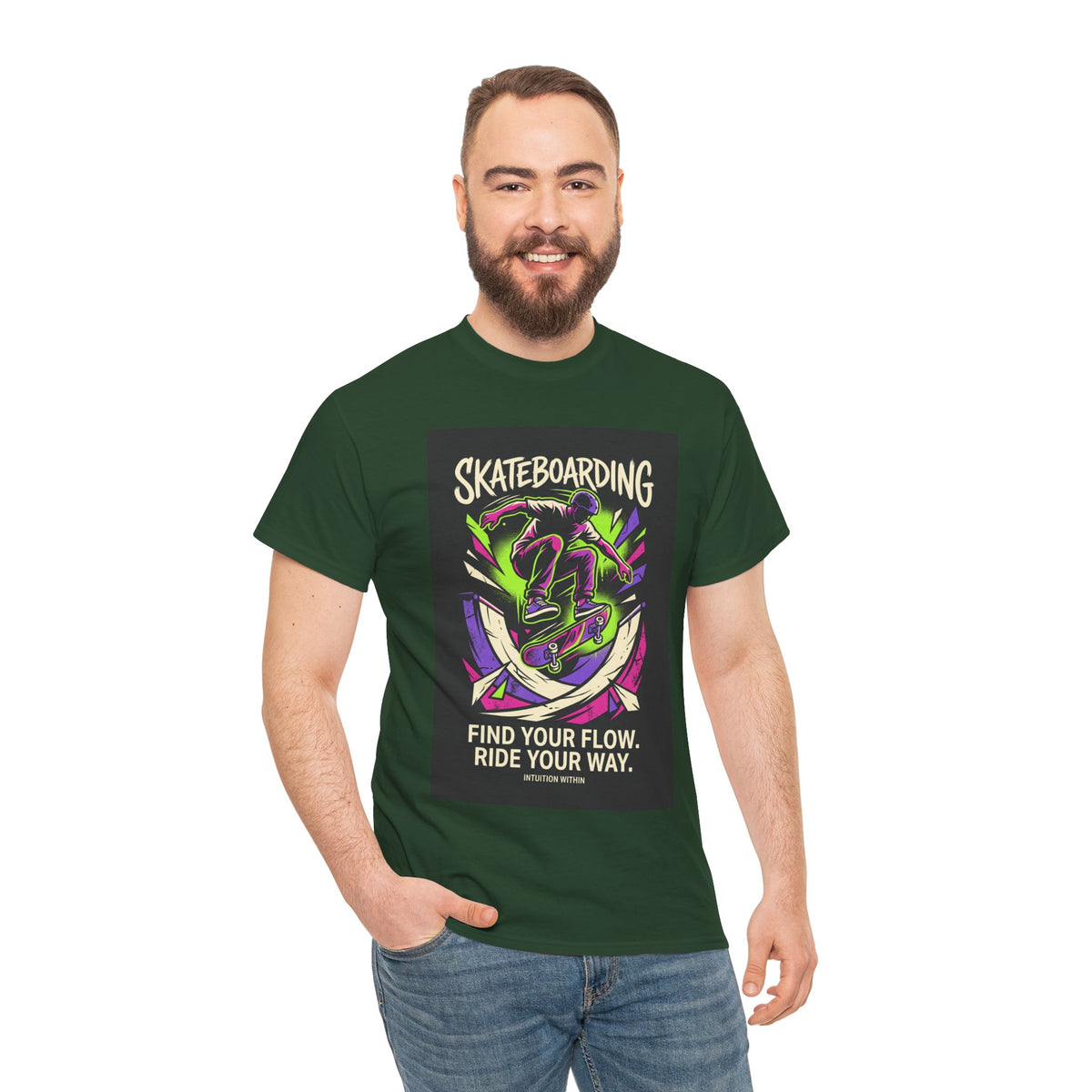 Find Your Flow Skateboarding T-Shirt