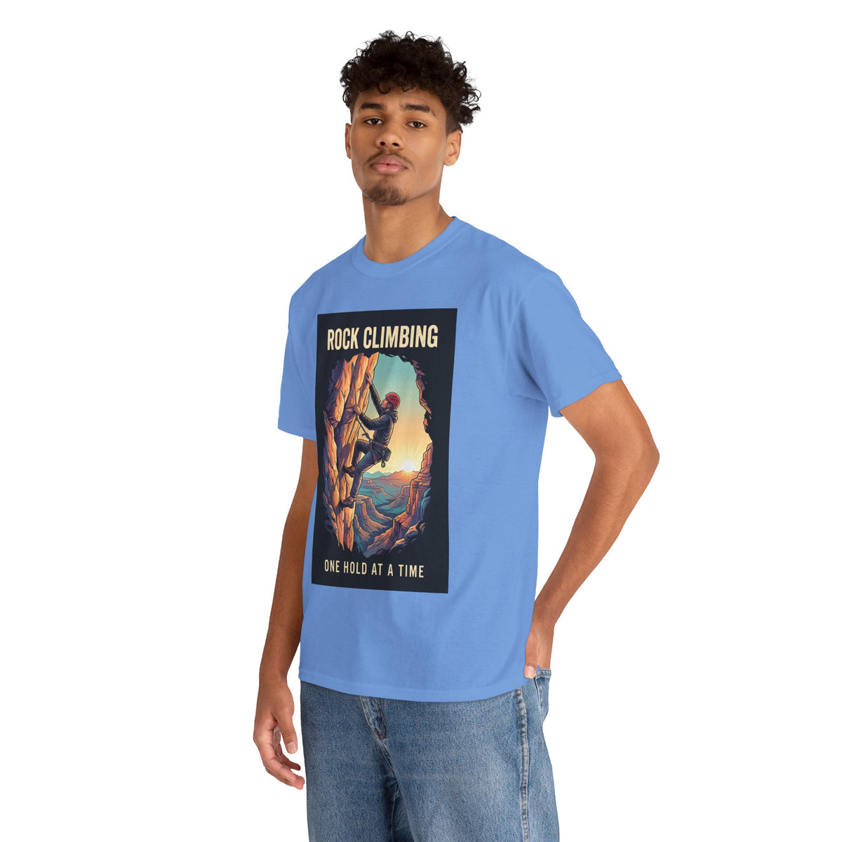 One Hold at a Time Rock Climbing T-Shirt | Outdoor Adventure