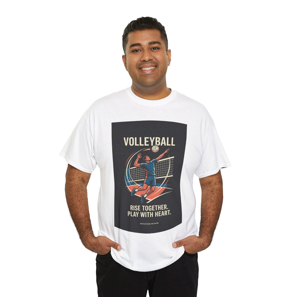 Rise Together, Play with Heart Volleyball T-Shirt