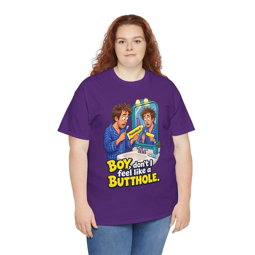 Feel Like a Butthole T-Shirt | Funny Bathroom Humor