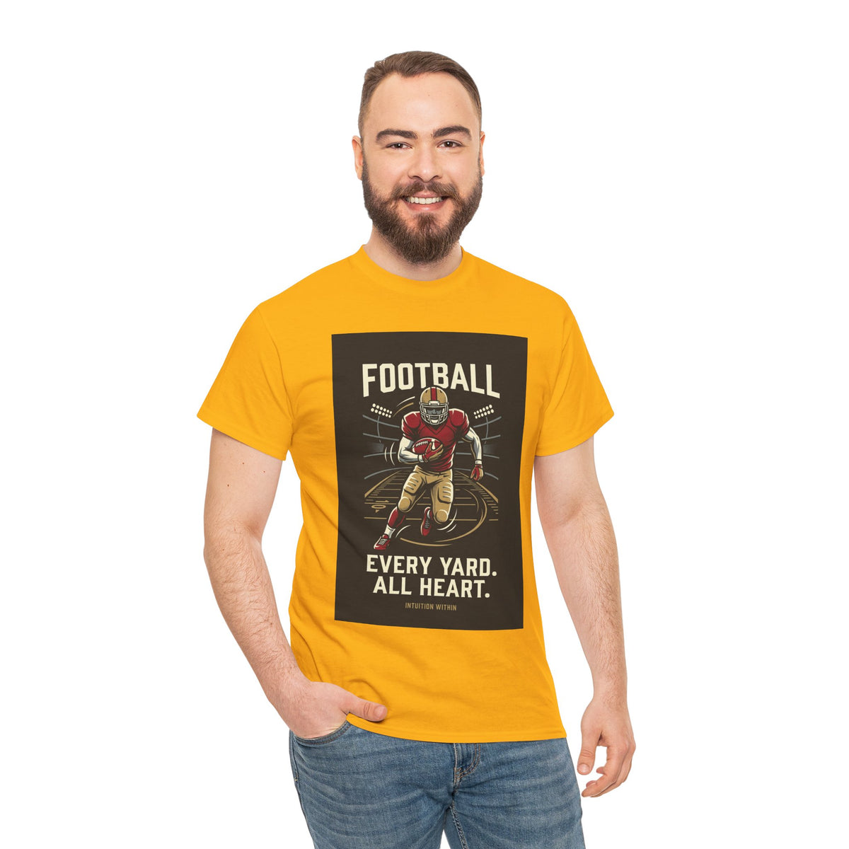Every Yard, All Heart Football T-Shirt
