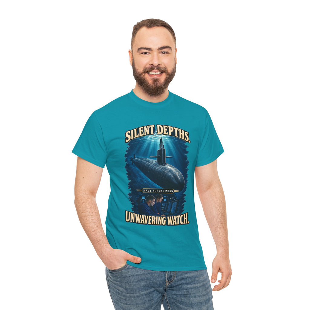 Silent Depths, Unwavering Watch T-Shirt | Submariner Tribute