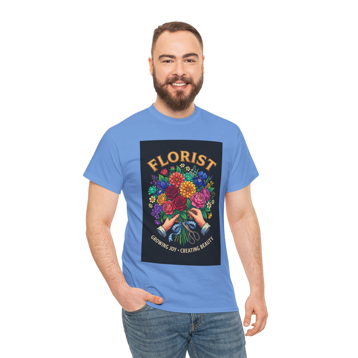 Growing Joy, Creating Beauty Florist T-Shirt