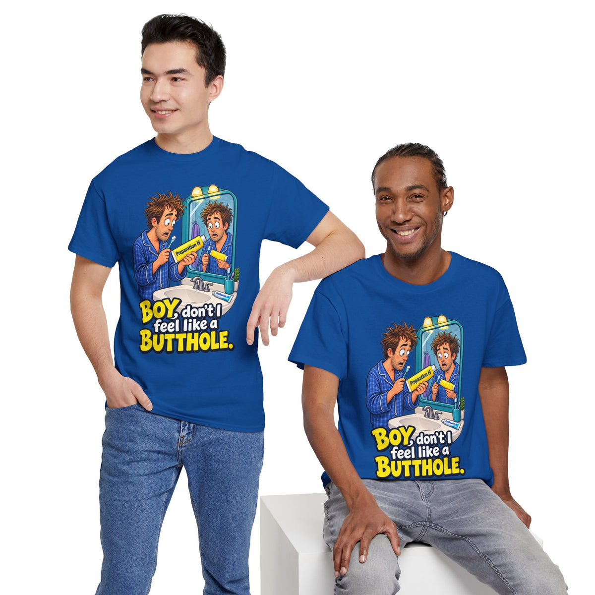Feel Like a Butthole T-Shirt | Funny Bathroom Humor