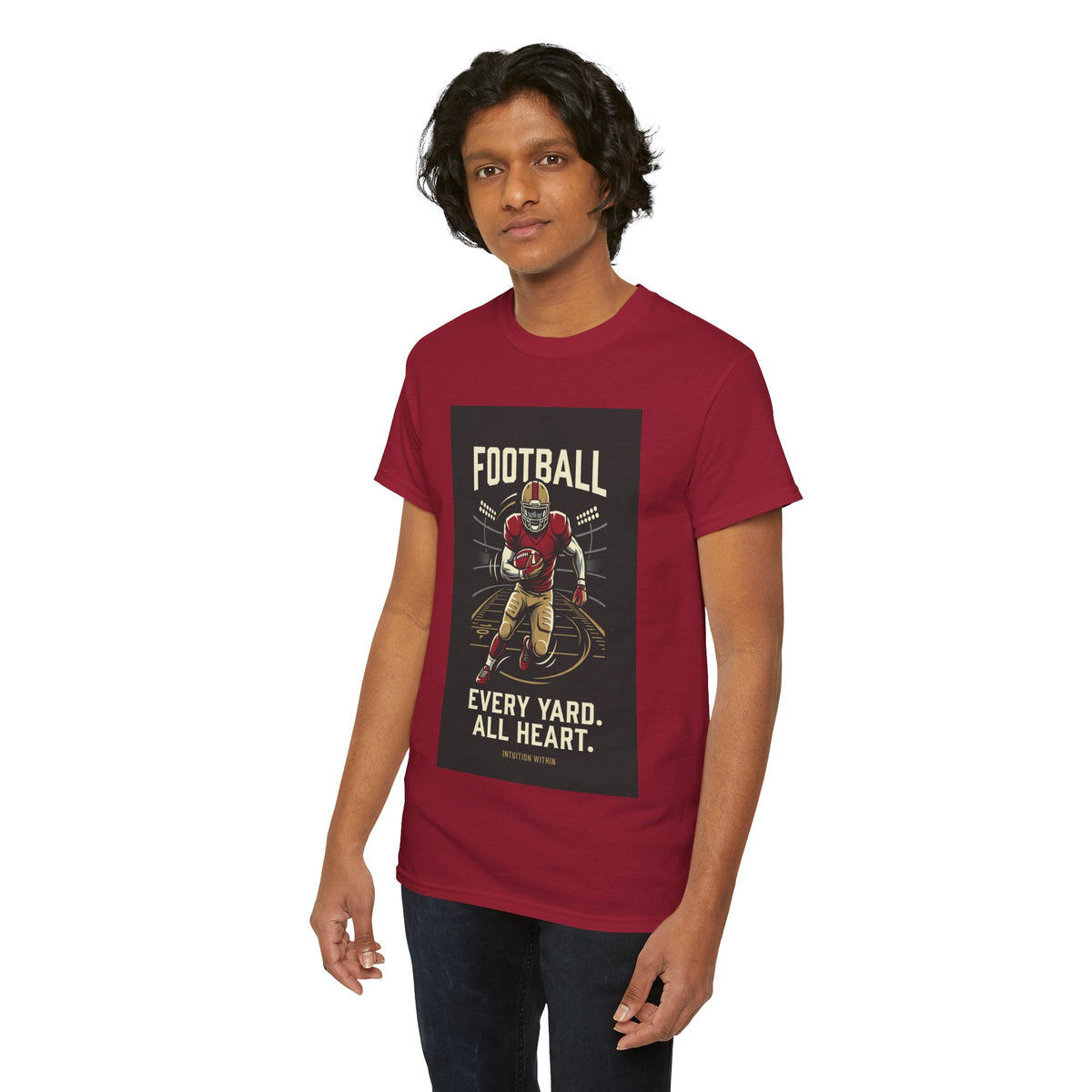 Every Yard, All Heart Football T-Shirt
