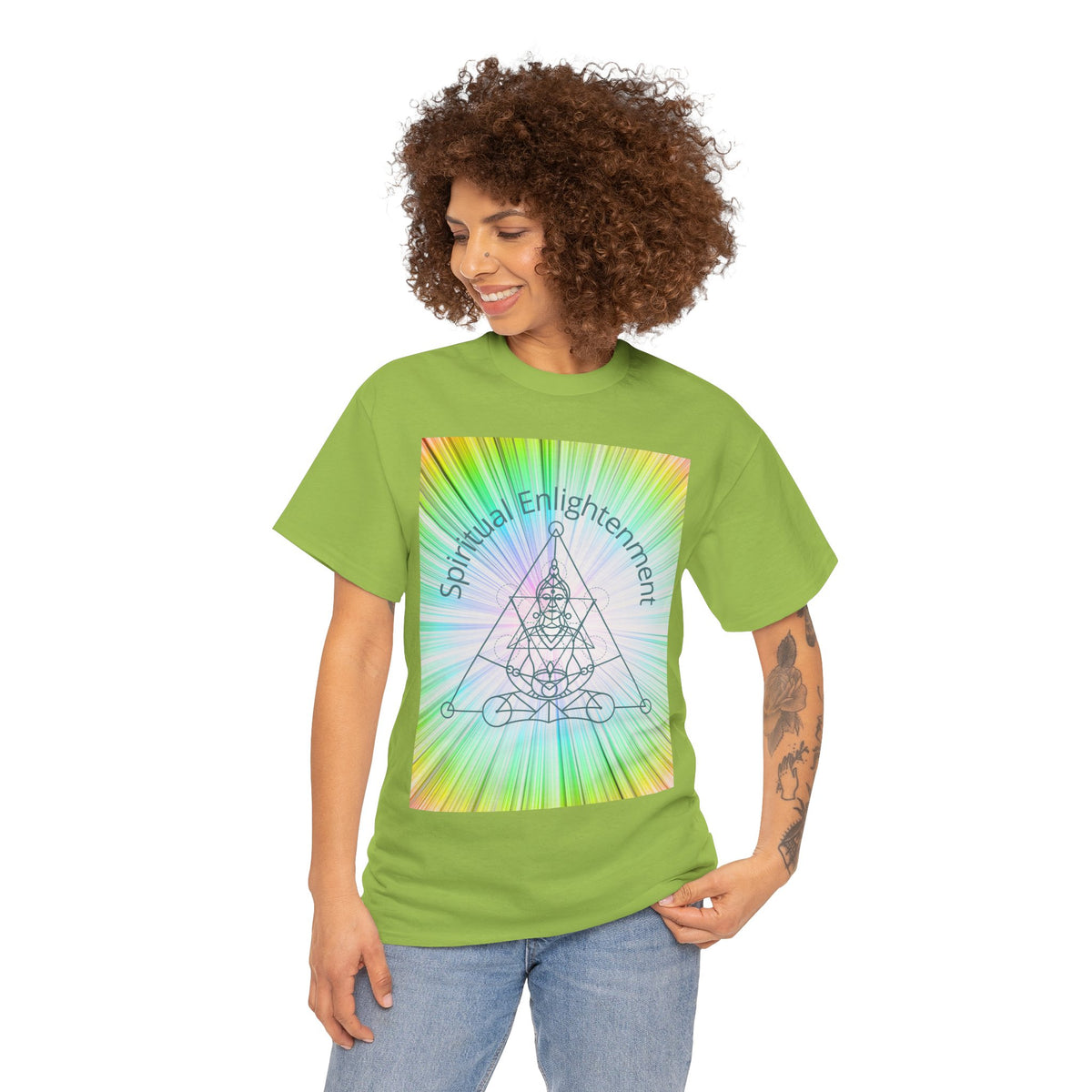 Spiritual Enlightenment Sacred Geometry T-Shirt