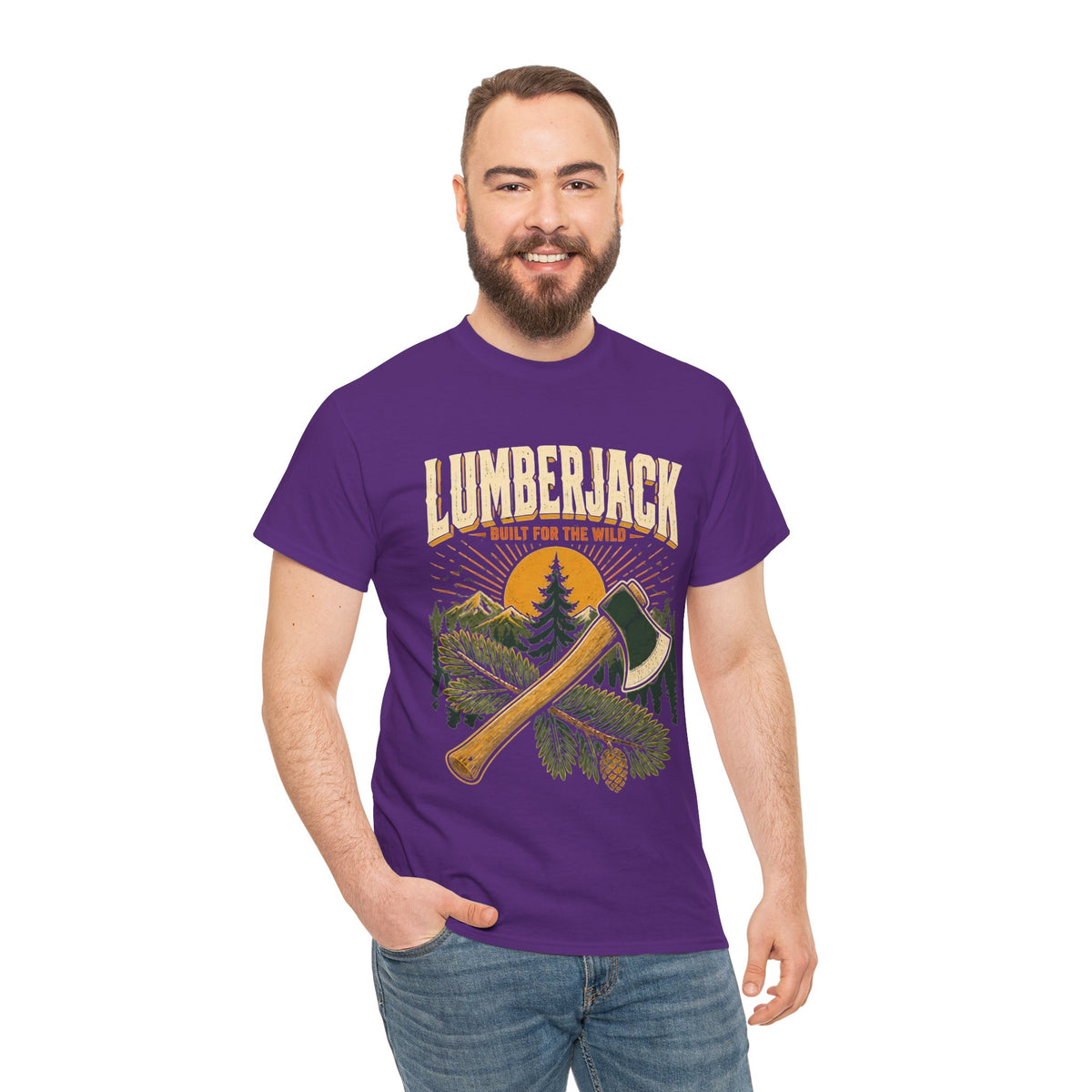 Lumberjack Built for the Wild Tribute Tee
