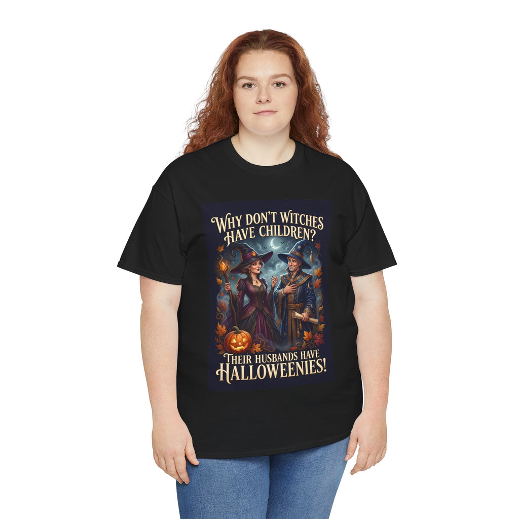 Halloweenies Witch Joke T-Shirt | Cheeky Halloween Humor