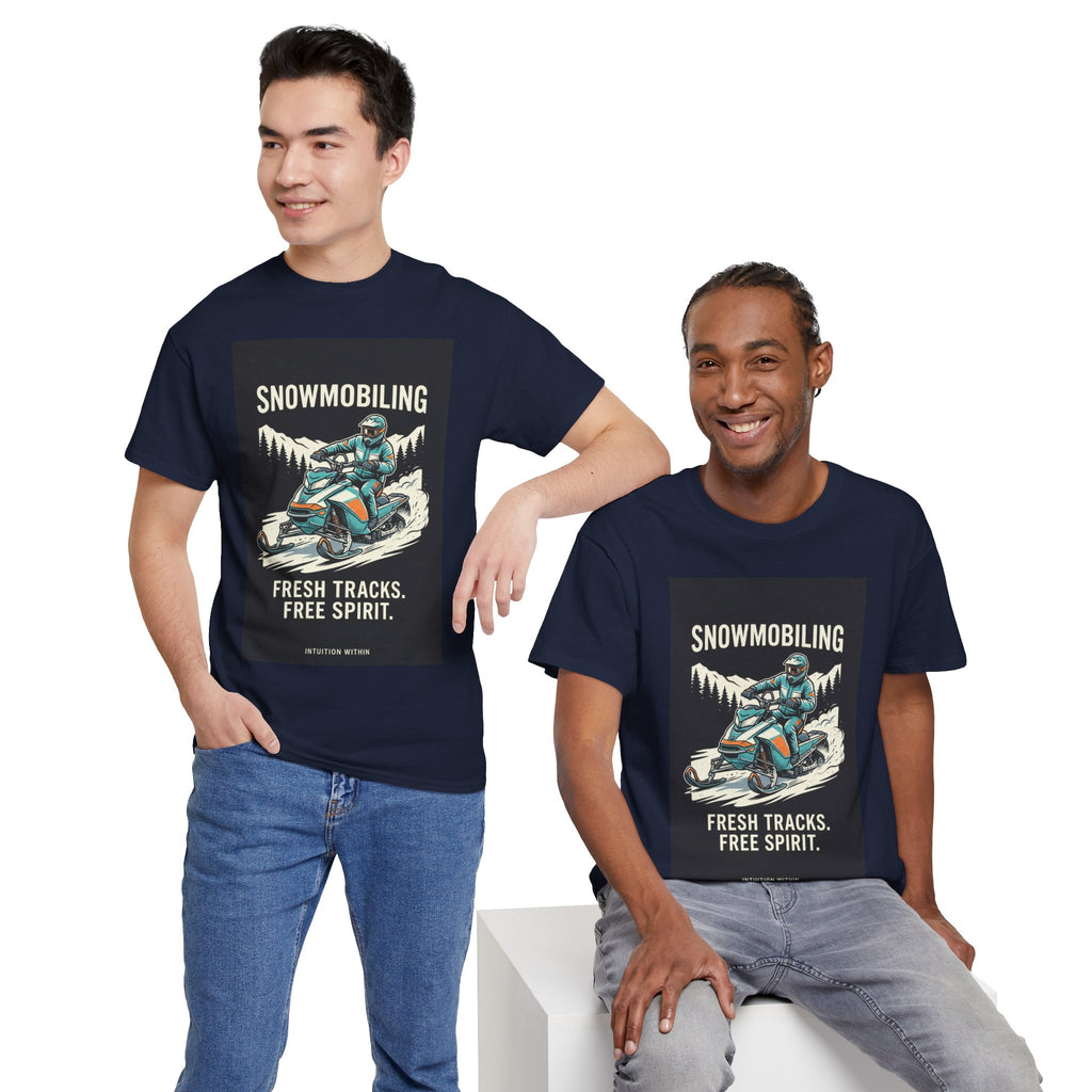 Fresh Tracks, Free Spirit Snowmobiling T-Shirt