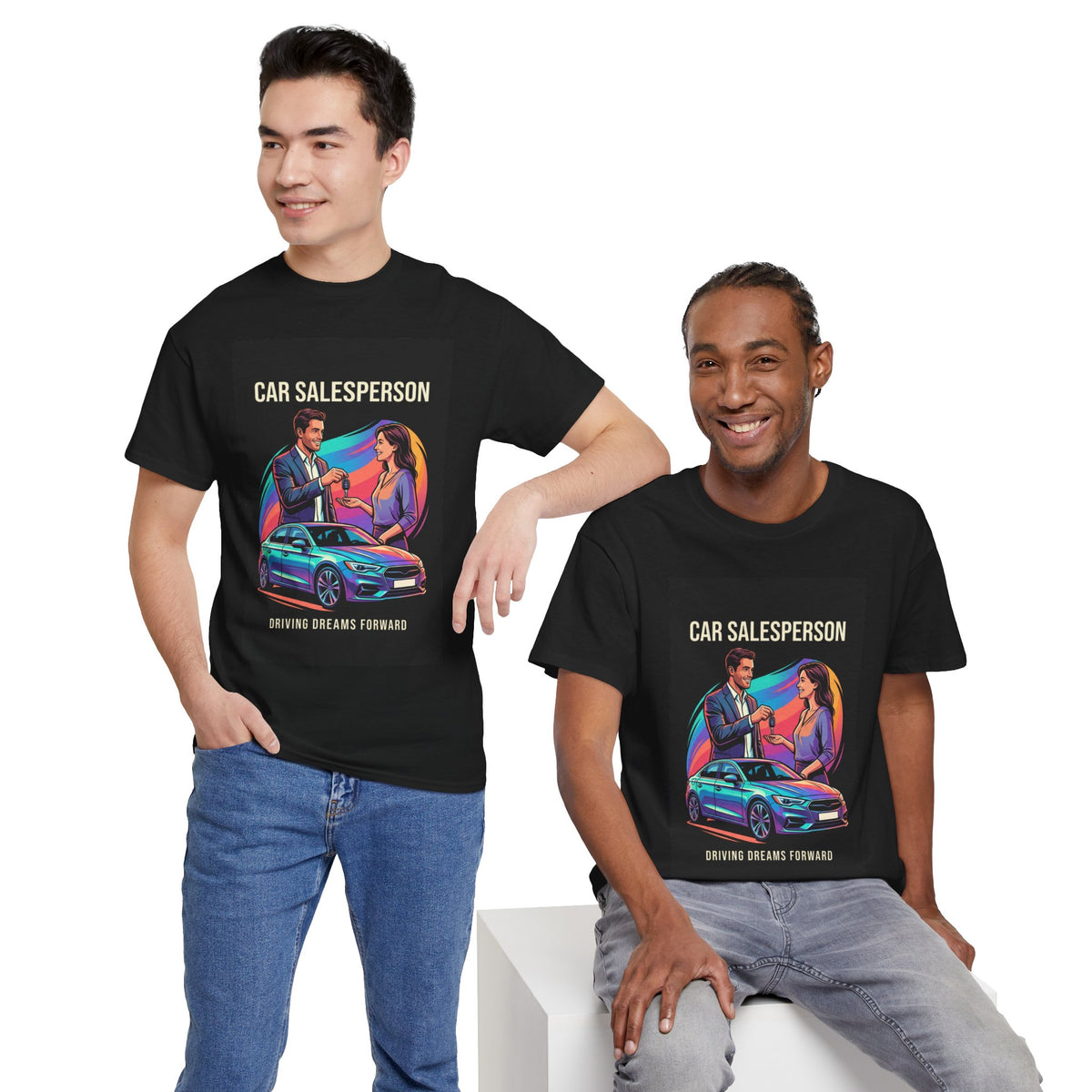 Driving Dreams Forward Car Salesperson T-Shirt