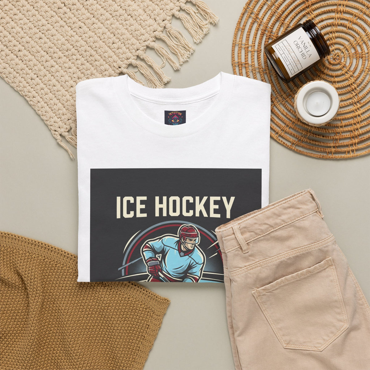 Cold Ice, All Heart Ice Hockey T-Shirt
