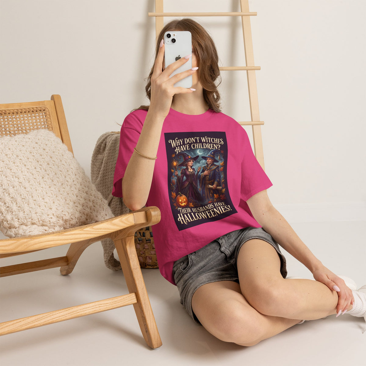 Halloweenies Witch Joke T-Shirt | Cheeky Halloween Humor
