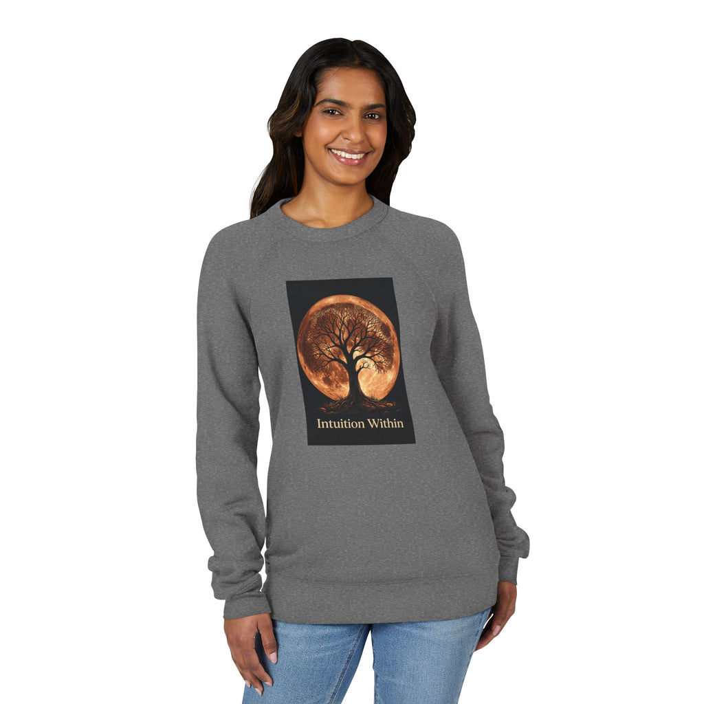 Tree Moon Raglan Sweatshirt | Intuition Within Signature Series