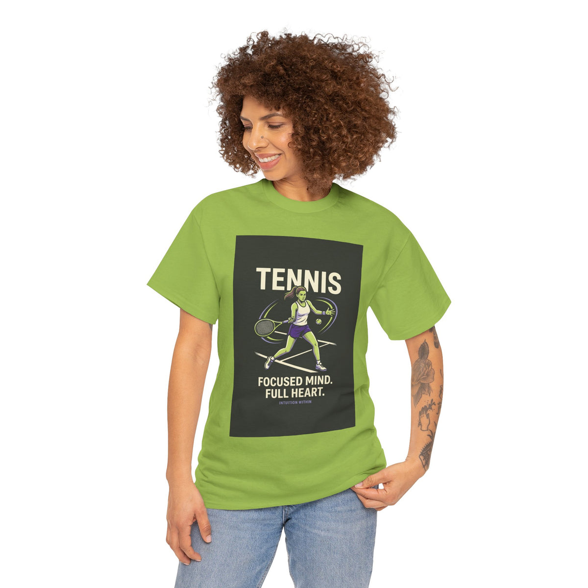 Focused Mind, Full Heart Tennis T-Shirt
