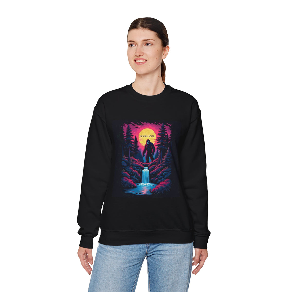 Neon Bigfoot Sweatshirt | Intuition Within