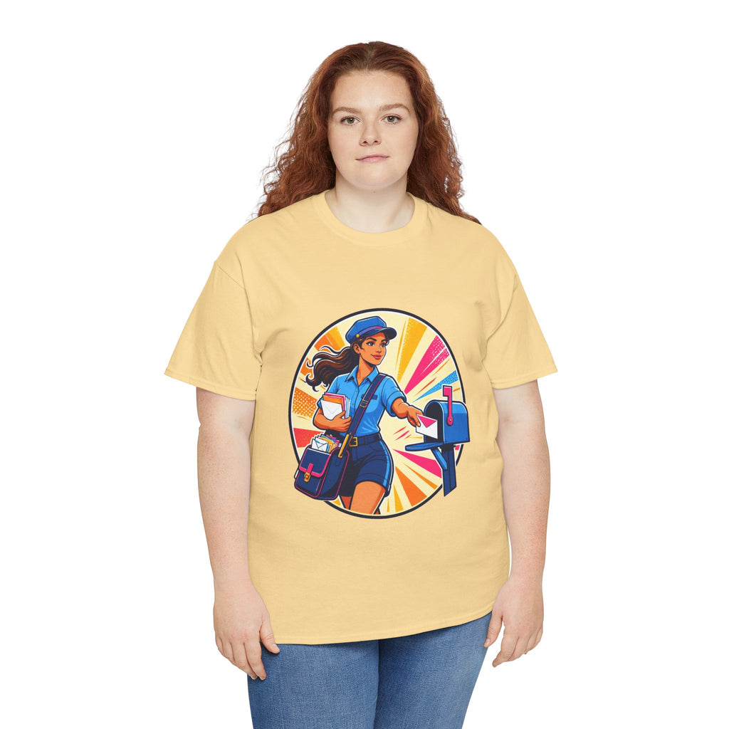 Female Mail Carrier Retro Tribute Tee