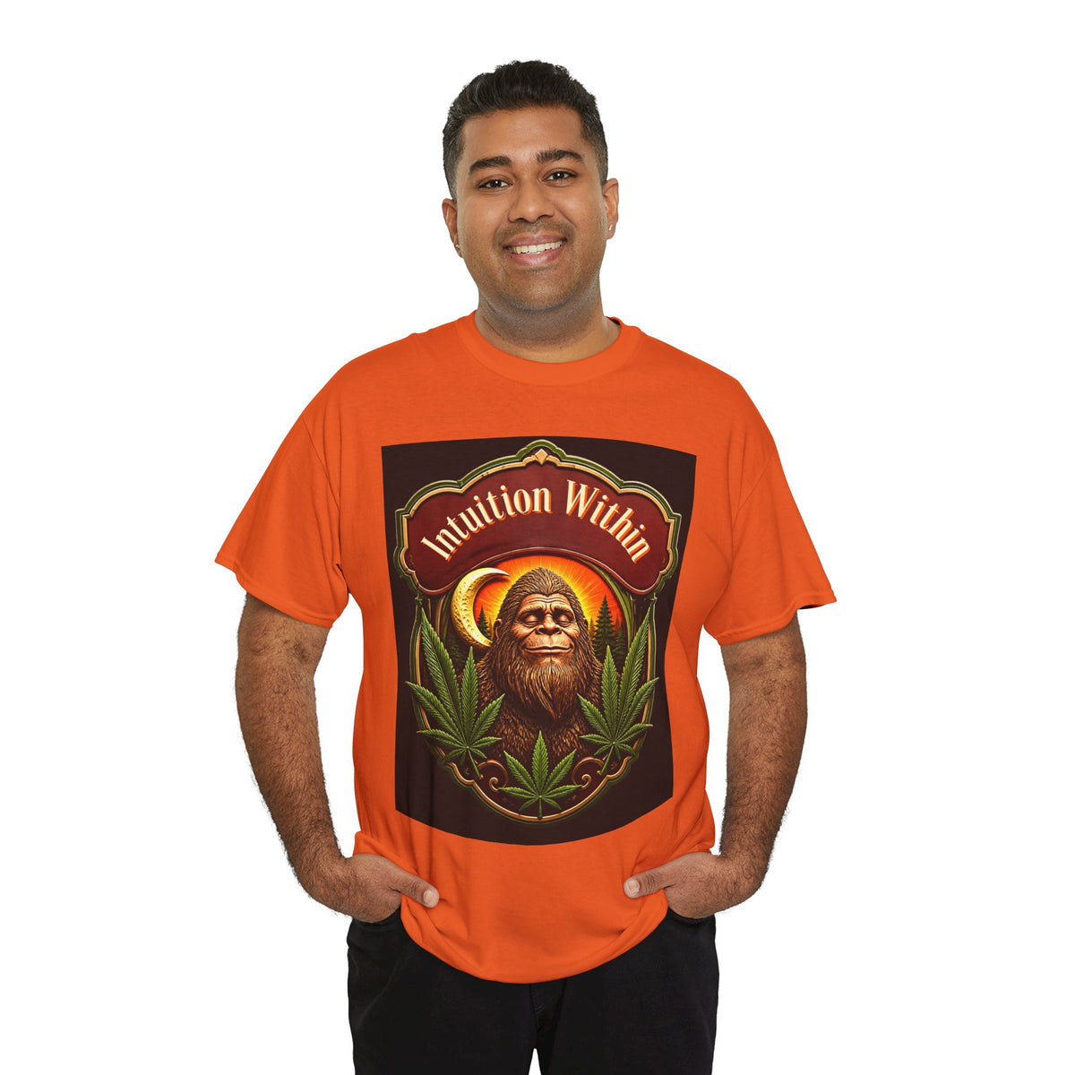 Bigfoot Crescent Moon Graphic Tee