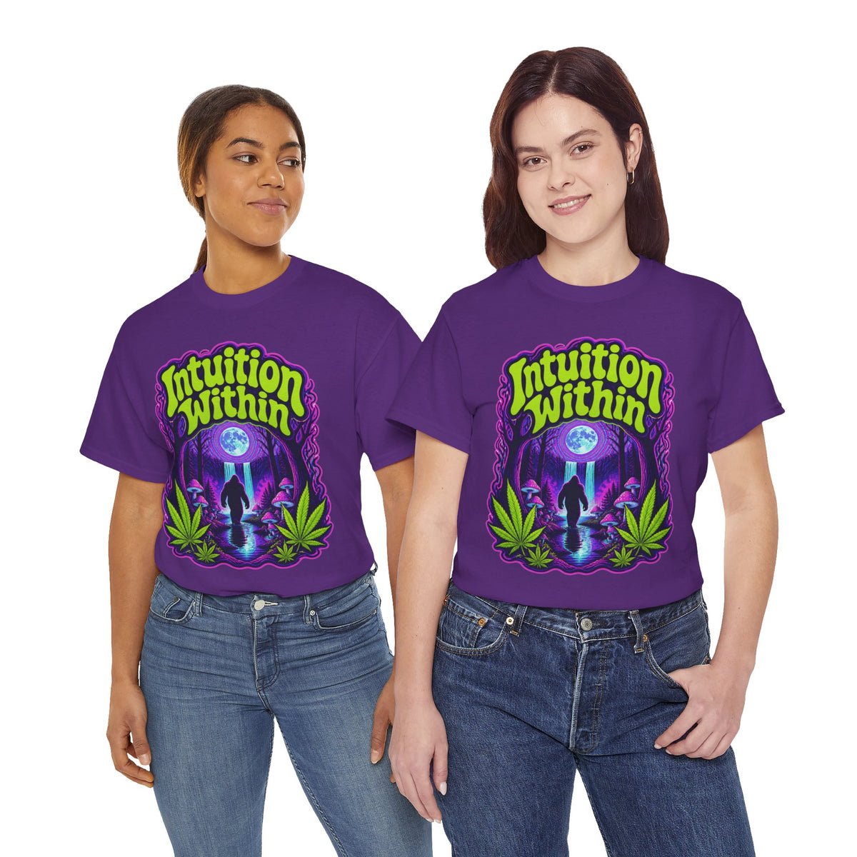 Psychedelic Bigfoot Graphic Tee