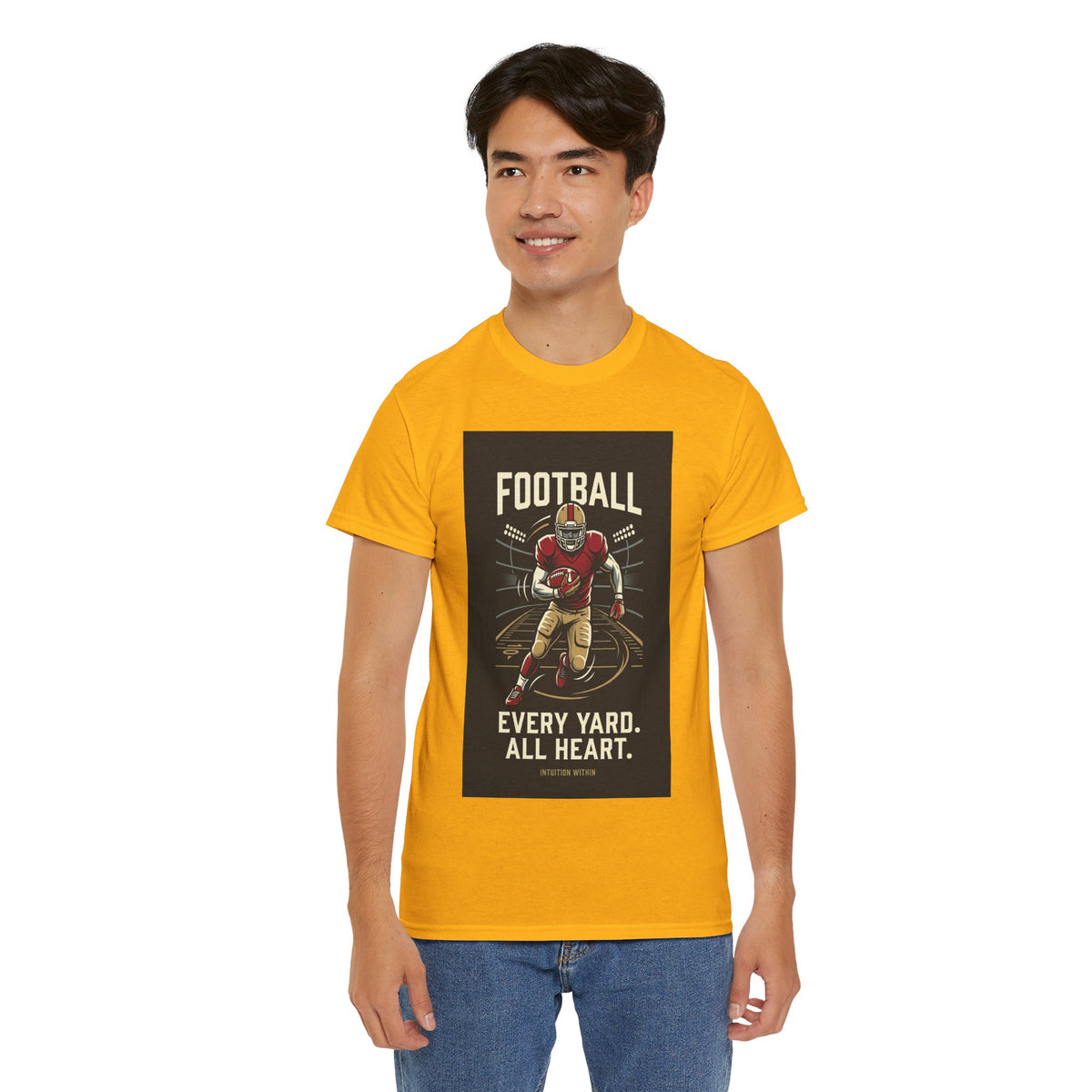 Every Yard, All Heart Football T-Shirt