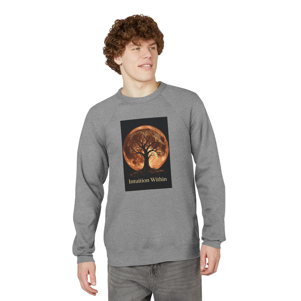 Tree Moon Raglan Sweatshirt | Intuition Within Signature Series
