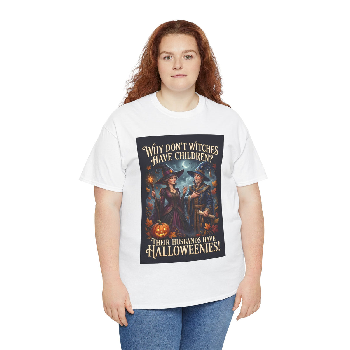 Halloweenies Witch Joke T-Shirt | Cheeky Halloween Humor