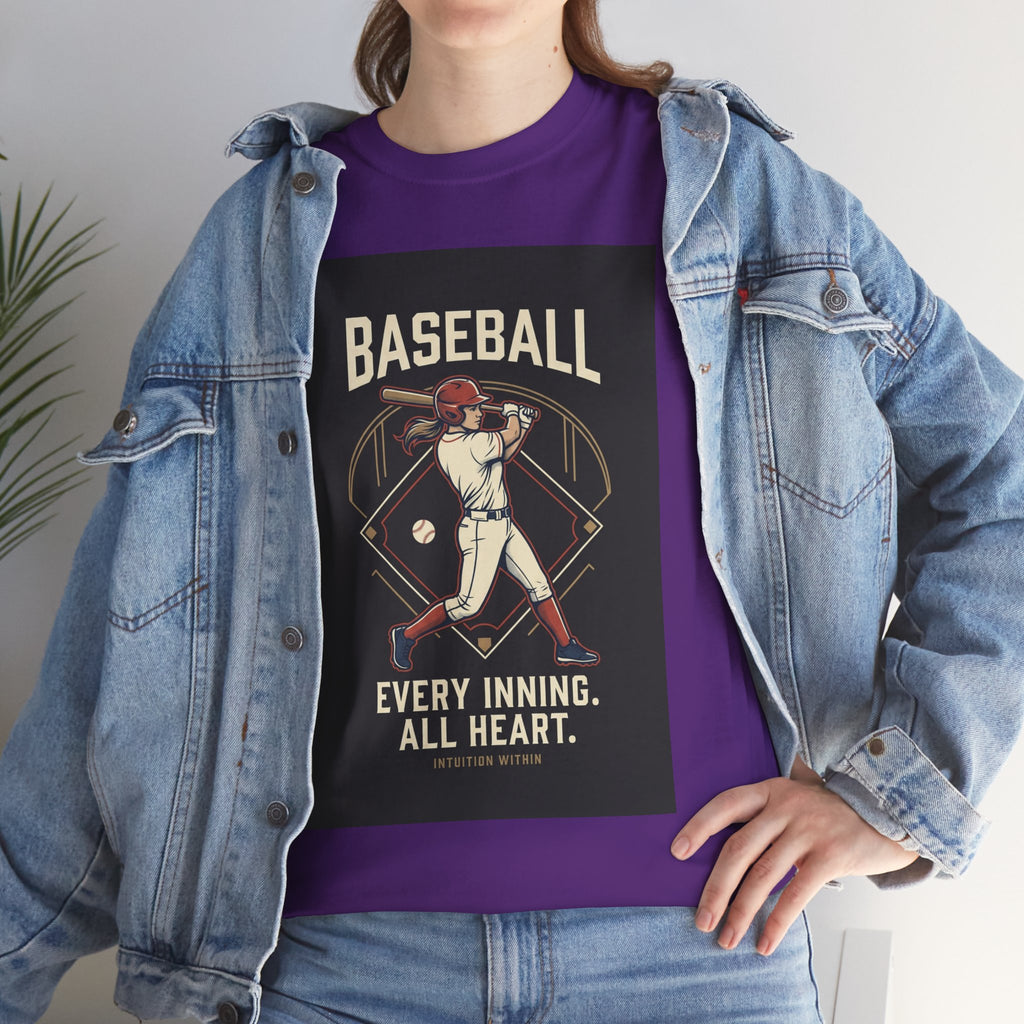 Every Inning, All Heart Baseball T-Shirt